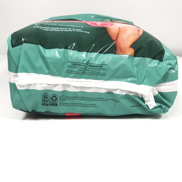 Depend Women's Disposable Underwear XL 30 Count - Picture 8 of 9